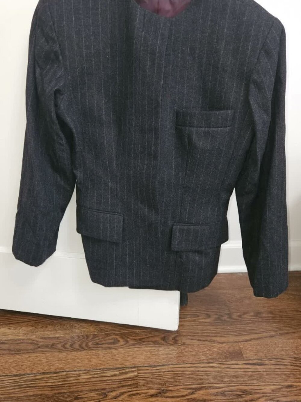 Vintage Calvin Klein Button Down Blazer Jacket Sz 4 Made In USA